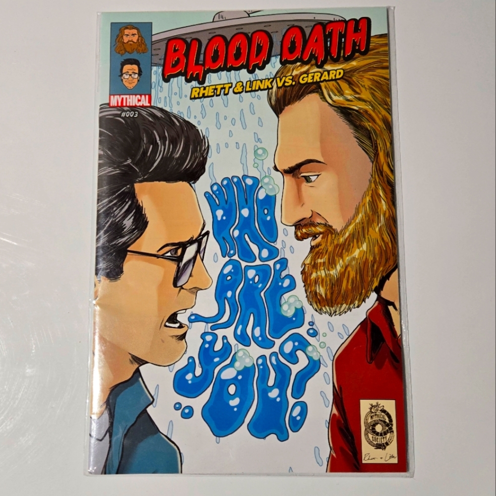 Rhett & Link Blood Oath Issues 003 - Mythical Society Quarterly Items Comics